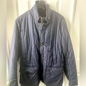 Ted Baker Quilted Jacket/ Coat, Size 5, Dark Blue